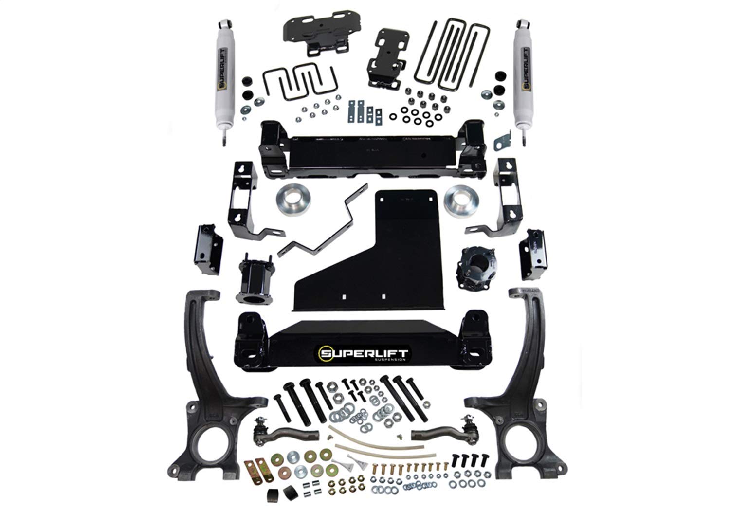 SUPERLIFT SUSPENSION RealTruck 6" Lift Kit for Toyota Tundra | Complete Lift Kit with Front Strut Spacers & Rear Shadow Series Shocks | K962 | Fits 2007-2021 Toyota Tundra