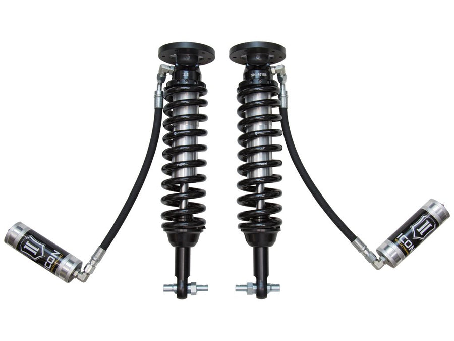 2-2.63 ICON Lift Front 2.5 VS Remote Reservoir Coilover Kit, Compatible with 15-20 Ford F150 4WD, 91811