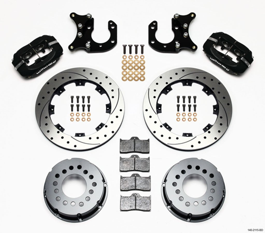 Pro-Series Wilwood Rear Disc Kit for Big Ford with 2.36" Offset