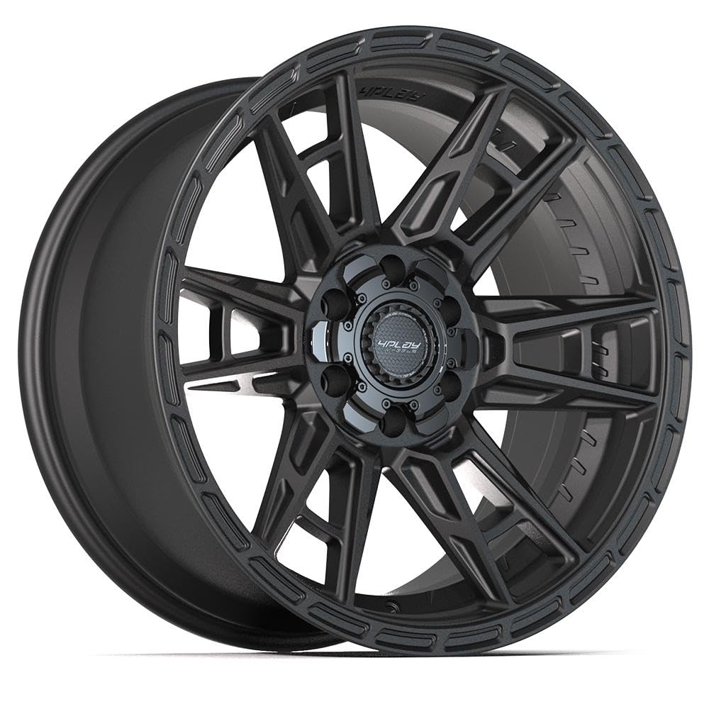 4PLAY 20 Inch Wheels 4PS20 Rim Fits 6x135 & 6x139.7 20x9 Satin Black (1)
