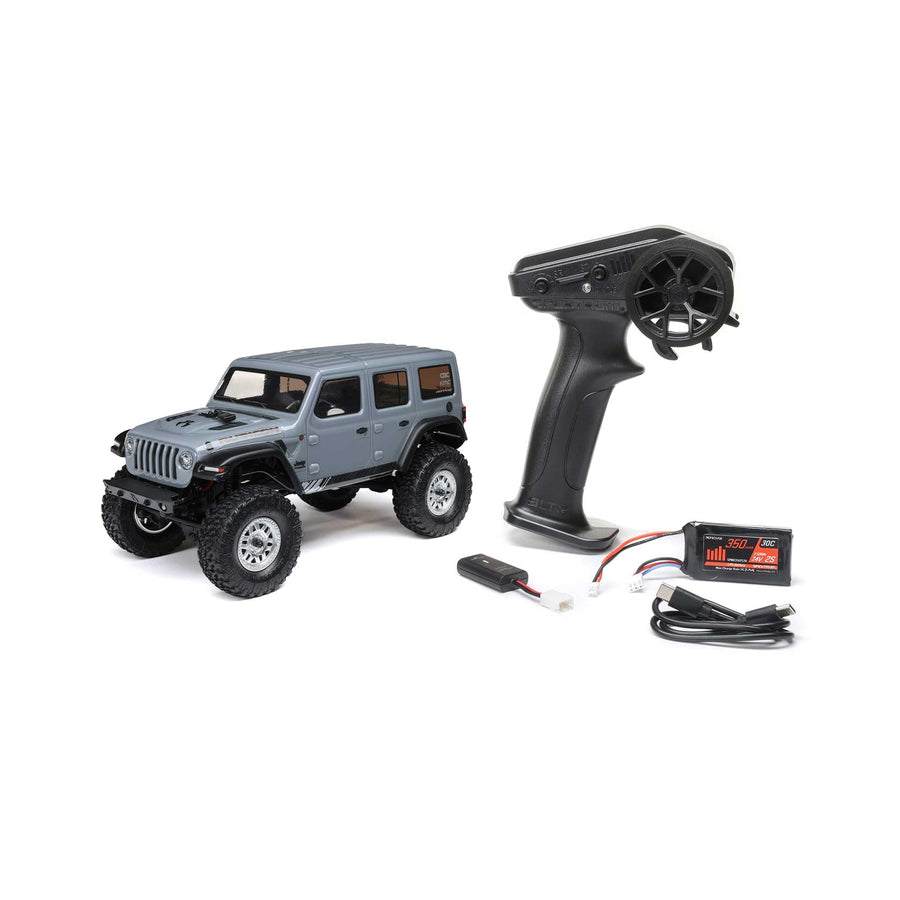 Axial RC Truck SCX24 2019 Jeep Wrangler JLU CRC, 1/24 Gray: 4WD RTR (Battery and Charger Included), AXI00002V3T3