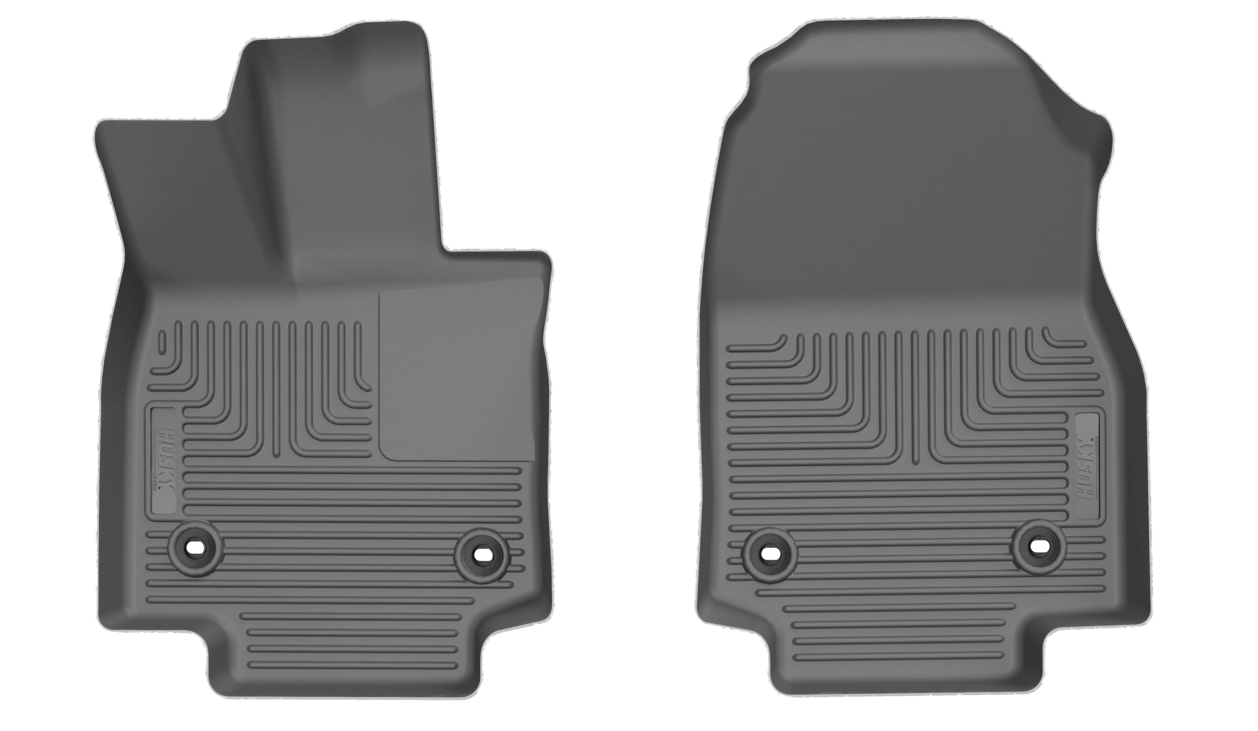 Husky Liners Floor Mats X-act Contour | Fits 2024-2025 Lexus RX350, RX350H, RX500 | Front Row, 2-pc Black - 78391
