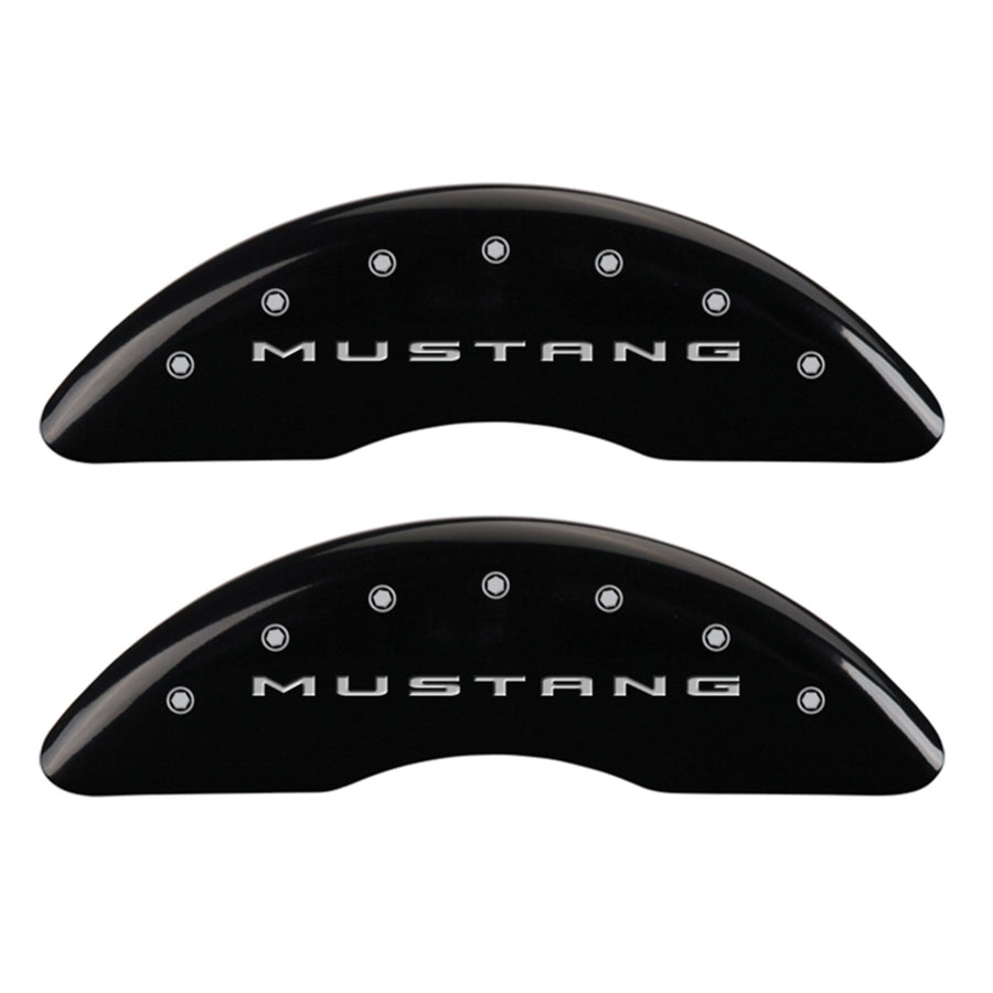 Brake Caliper Covers MGP - 2015-2023 Ford Mustang - Front and Rear Set - Black
