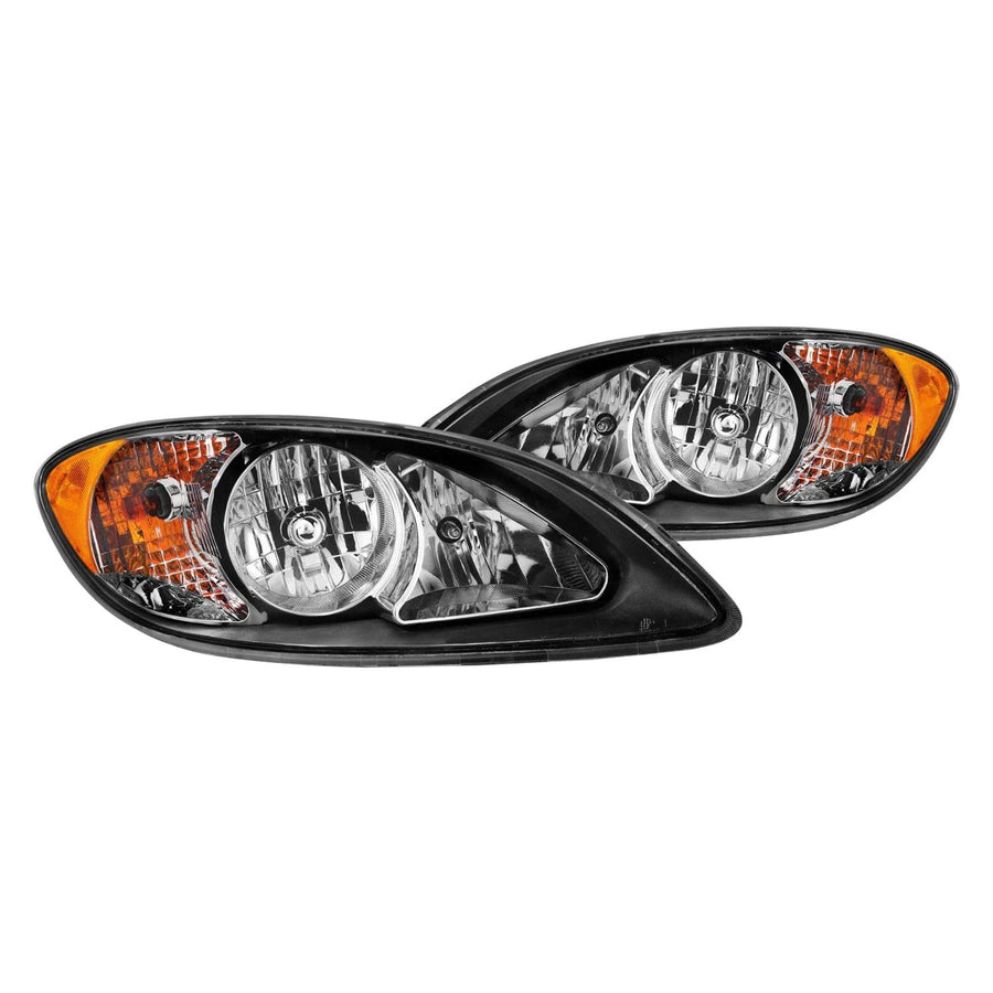 2008-2016 International Prostar ANZO Crystal Headlights Black Housing (OE Replacement) (131032)