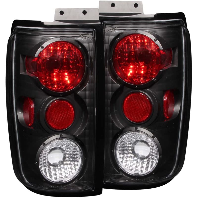 Black Euro Tail Light Set-Clear Lens ANZO USA 211057