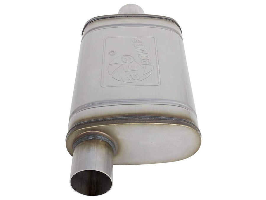 Mach Force-Xp aFe Power 49M00029 2-1/2" 409 Stainless Steel Muffler, 1 Pack
