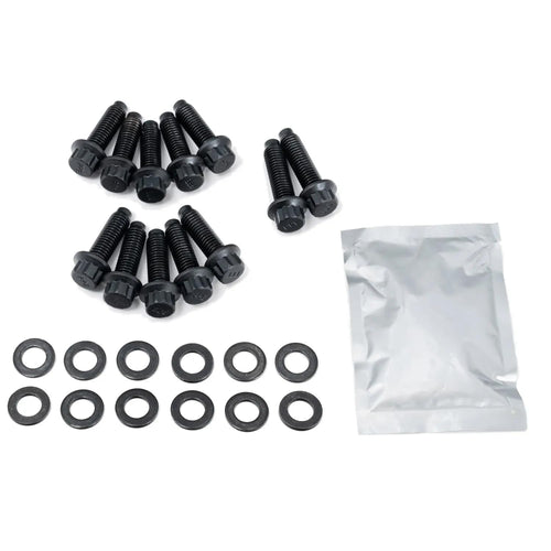 Compatible PPE Up Pipe Bolt Set 116121500 for 2001-2016 GM 6.6L Duramax LB7 LLY LBZ LMM and LML (12 PC)
