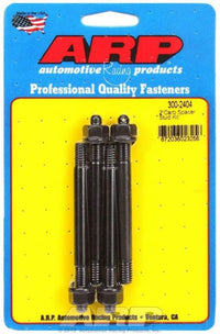 ARP 300-2404 Black Oxide Pro Series 5/16" Thread 3.700" OAL Carburetor Stud with 2" Spacer, (Set of 4)