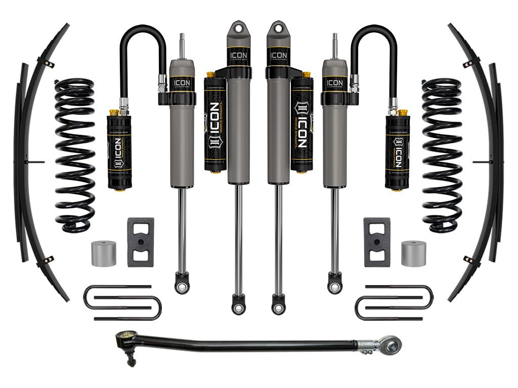 2023 ICON Ford F-250/F-350 Super Duty 4WD Gas, 2.5" Lift, Stage 4 Suspension System w/ Expansion Packs