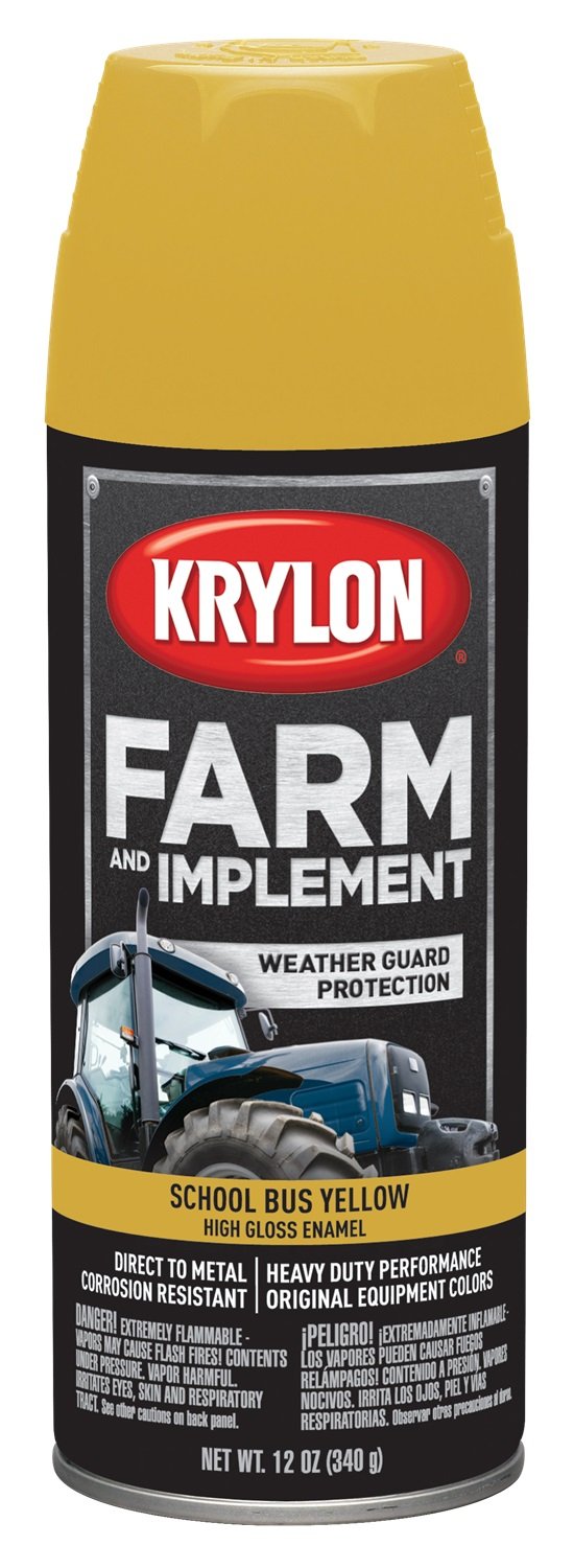 High Gloss Spray Paint, School Bus Yellow