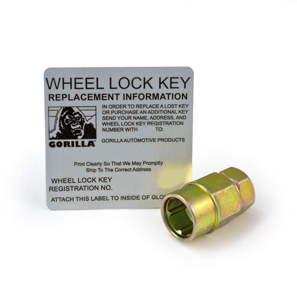 Gorilla 61621 Automotive Acorn Gorilla Guard Locks (12mm x 1.25 Thread Size) - Pack of 4