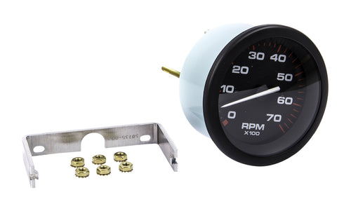Amega Domed Electric Tachometer Sierra International 69044P for Force Engines, 3" 0-7000 RPM Dial Range
