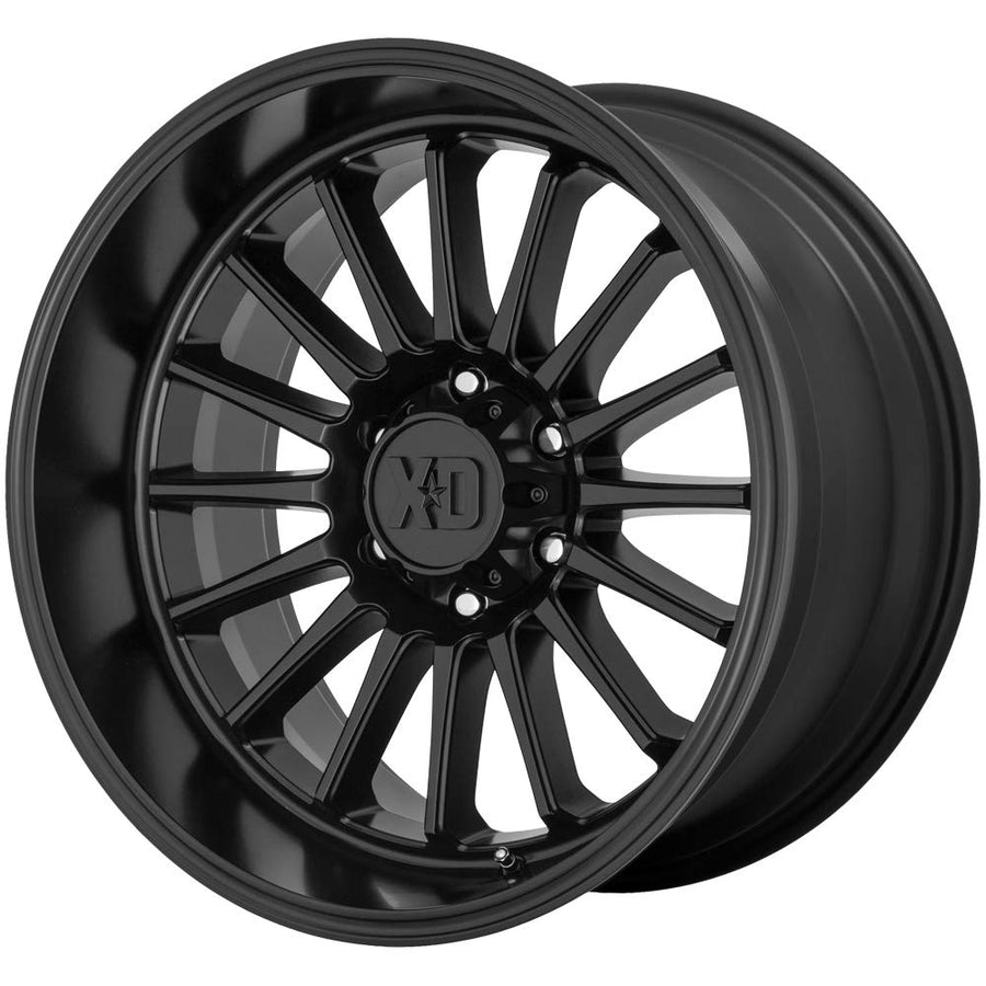 20x10 XD857 WHIPLASH, Bolt Pattern: 5x5.5/, Offset: -18, SATIN BLACK, set of 1