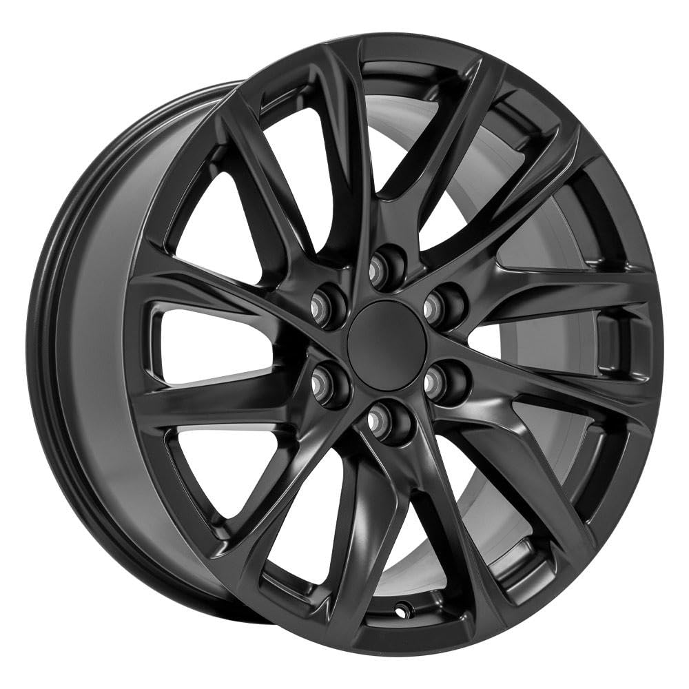20 Inch OE Wheels CA90 Rim Fits Escalade Style 6x139.7 20x9 Satin Black - Hollander 4875 (1)
