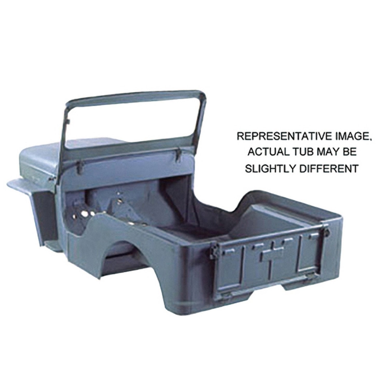 Omix-Ada 12002.08 | Omix | Body Tub, Reproduction, Steel | OE Reference: A-12279BO | Fits 1953-1968 Willys CJ3B