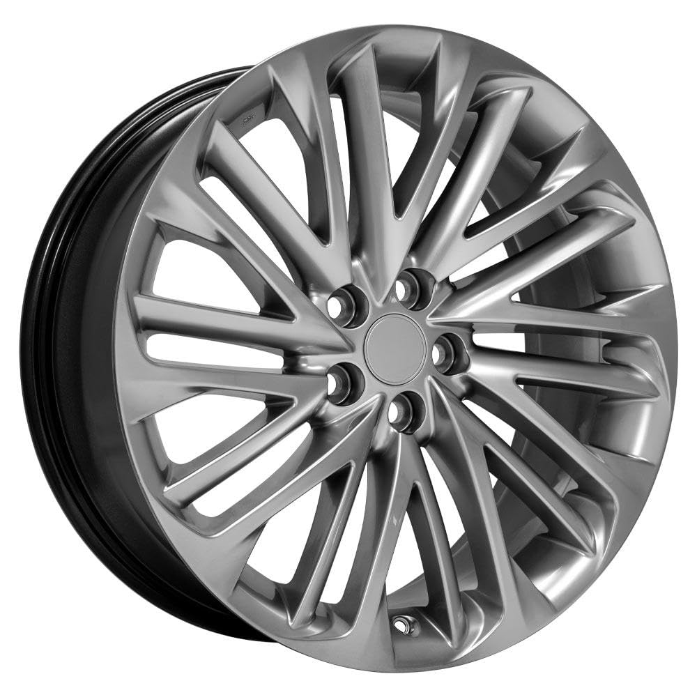 20 Inch OE Wheels LX58 Rim Fits RX350/RX450 Style 5x114.3 20x8 Gloss Hyper Silver - Hollander 74393 (1)