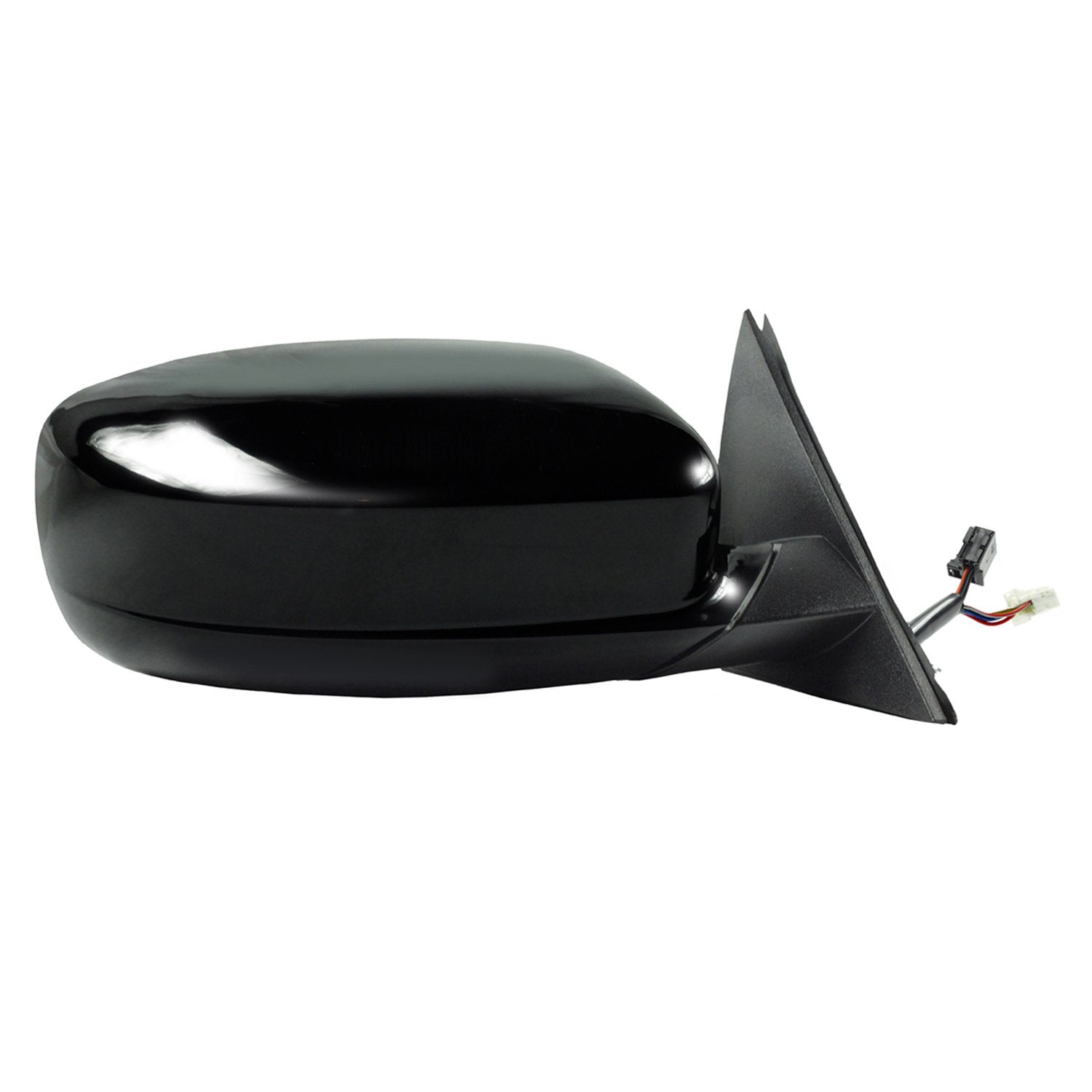 Fit System - 60633C Mirror Passenger Side for Dodge Charger, Code GT7/XR, Textured Black w/PTM Cover, w/Memory, Foldaway, Heated Power