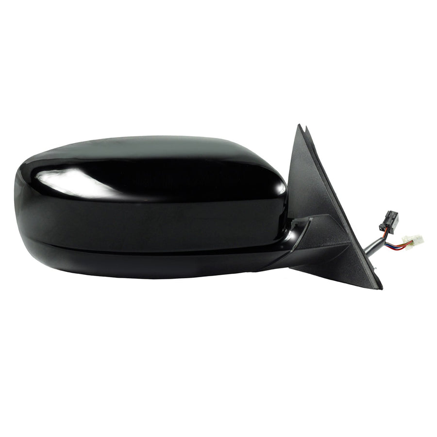 Fit System - 60633C Mirror Passenger Side for Dodge Charger, Code GT7/XR, Textured Black w/PTM Cover, w/Memory, Foldaway, Heated Power