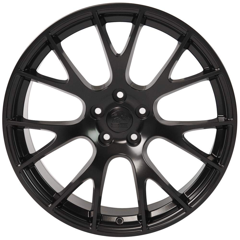 20 Inch OE Wheels DG15 Rim Fits Hellcat Style 5x115 20x10 Satin Black - Hollander 2528 (1)