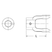 22-1134 Neapco Power Take Off End Yoke