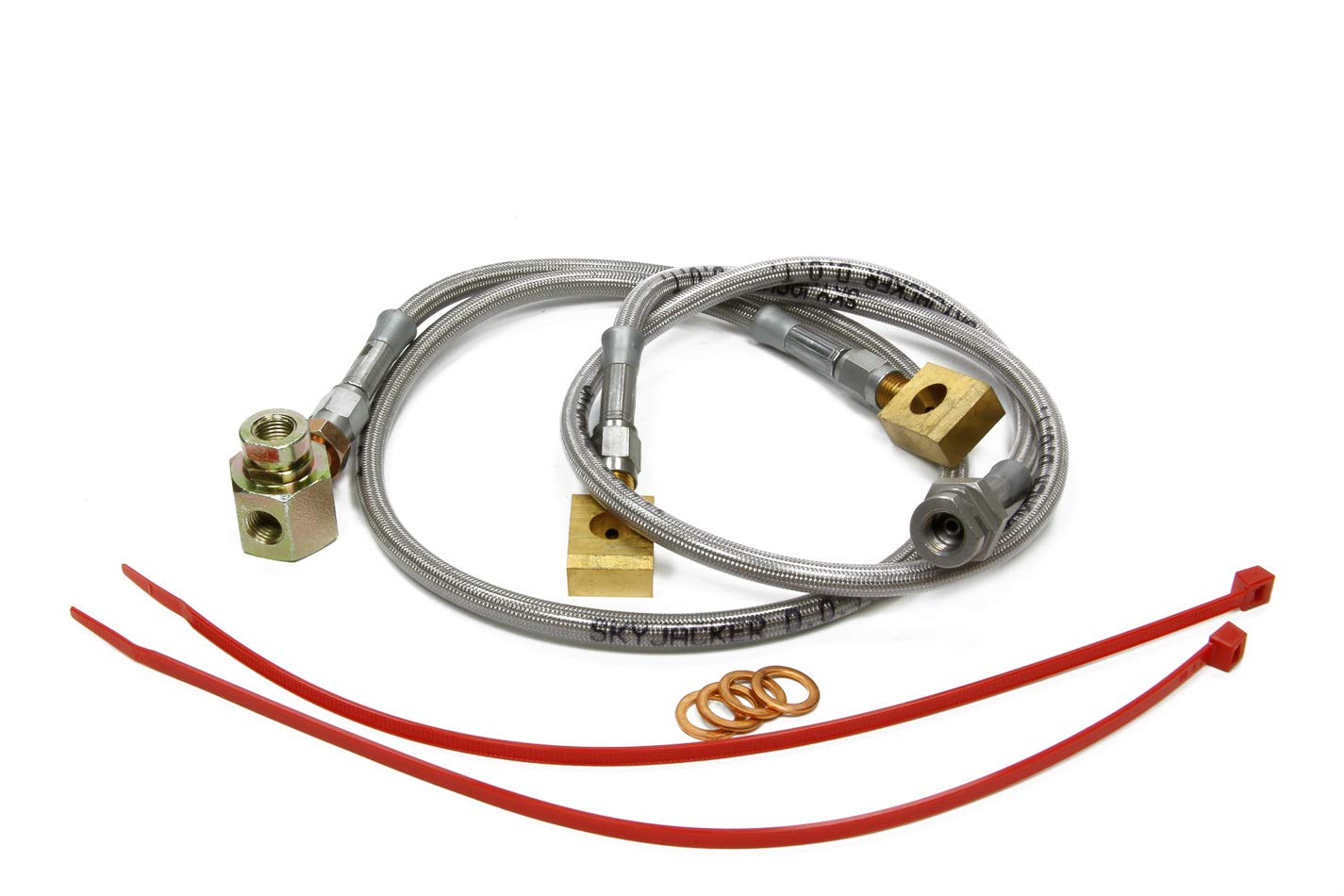 4"- 6" Skyjacker Stainless Steel Brake Line - Pair