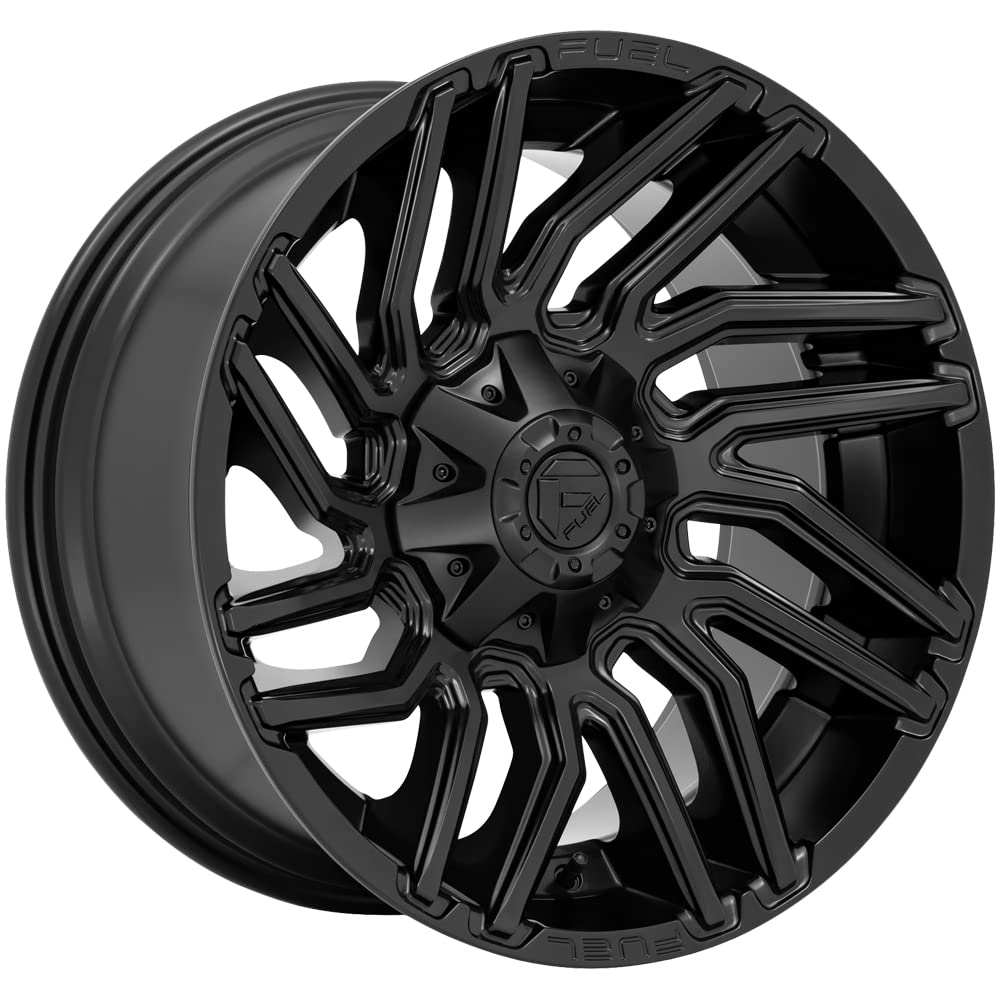 D775 TYPHOON FUEL OFF-ROAD 20X9, 8X6.5, 5.04, 1mm MATTE BLACK - D77520908250