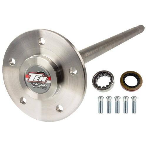 TEN Factory Bolt Pattern MG27112 Spline Drive Axle Shaft Assembly for GM 8.5, 28 Spline Details Left and Right - Fits Chevrolet & GMC C10/C1500/R10 Replaces 14035542 PA5694 92-25178 Alloy USA 17112