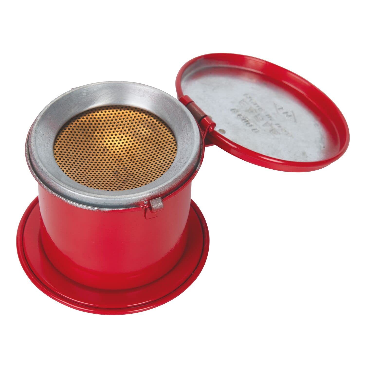B-600-D Eagle Daub Galvanized Steel Safety Can, 1/2 Quart Capacity, Red