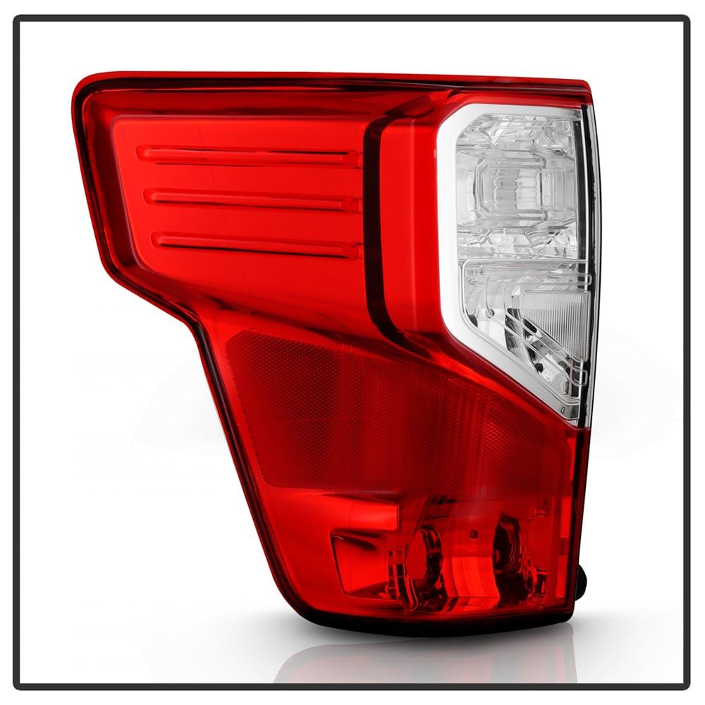 Nissan Titan 2016-2022 Spyder (OE) Driver Side Tail Lights - Signal-3157(Not Included) ; Parking-3156(Not Included) ; Reverse-3157(Not Included) - OEM Left (Does not fit Factory LED Lights)