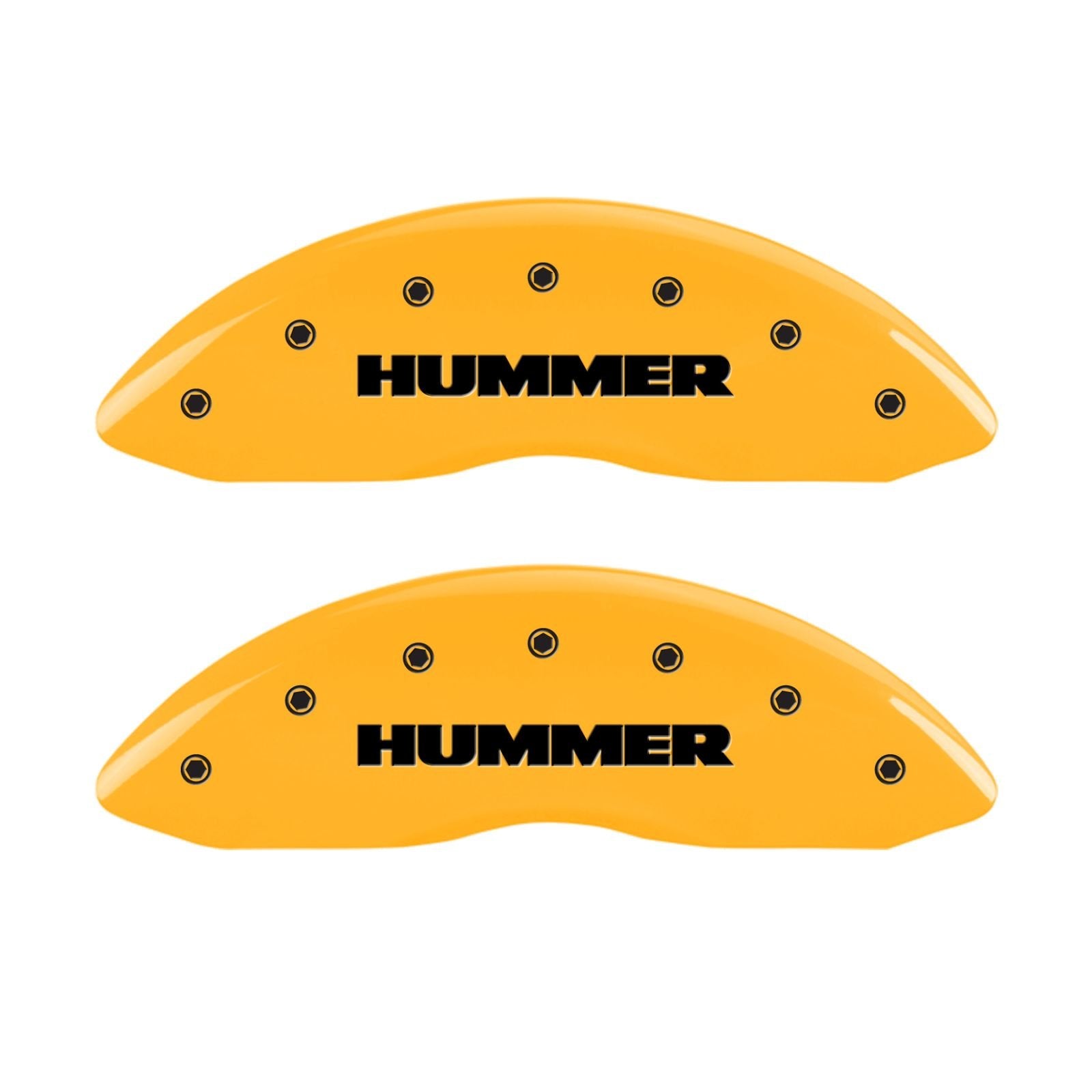 Caliper Covers MGP 52002SHUMYL, Yellow