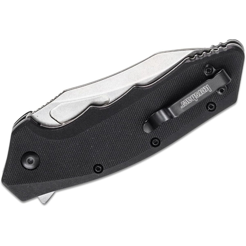 Flitch Kershaw Assisted Opening Knife Black GFN (3.25" Stonewash) 3930