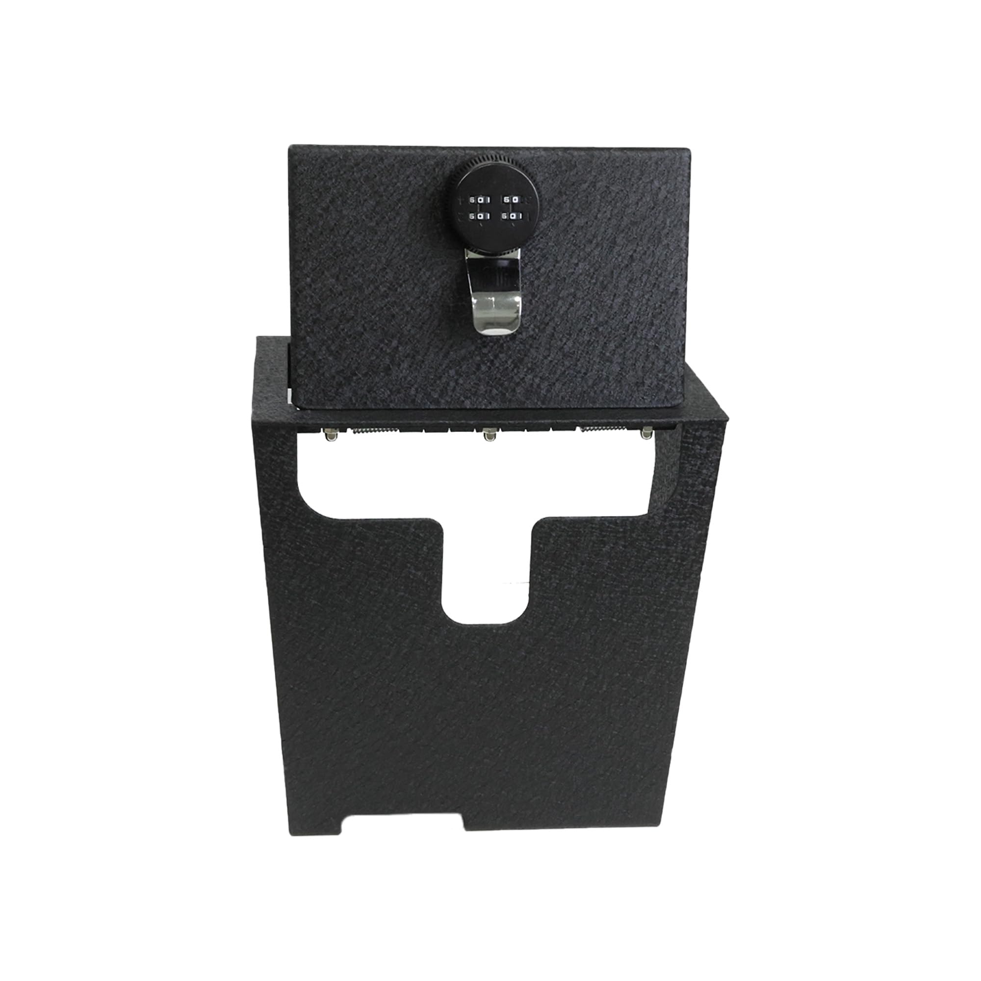 Center Console Safe Black Black Horse Compatible with 2020-2024 Ford Explorer-ASFE20