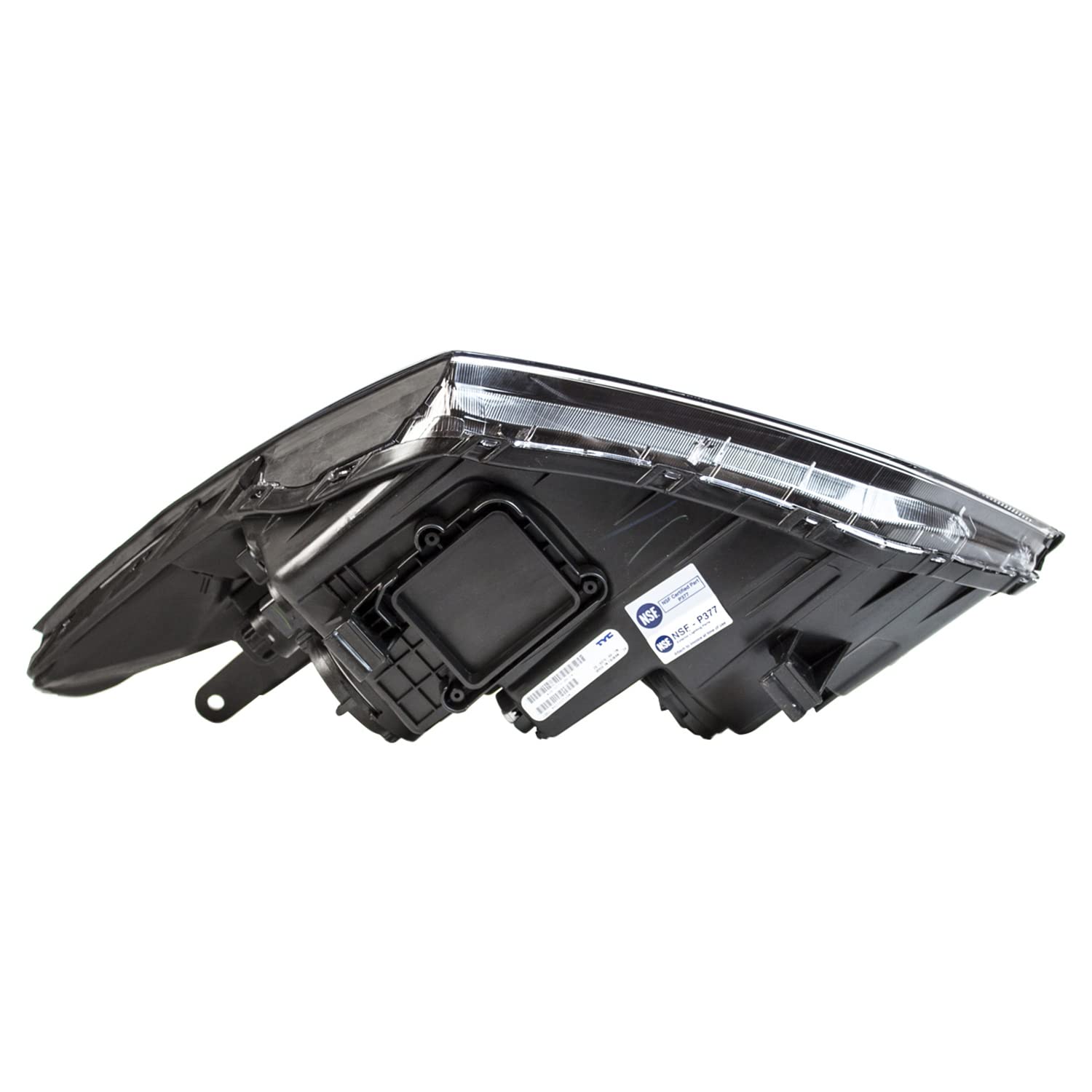 Right TYC Headlight Assembly Compatible with 2013-2016 Hyundai Santa Fe