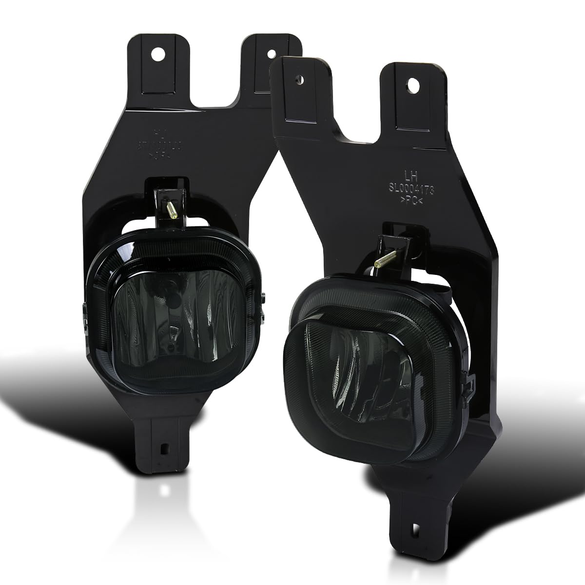Smoke Fog Lights SPEC-D TUNING Compatible with 1999-2004 Ford F-250, F-350 Super Duty, 2000-2004 Excursion, L+R Pair Assembly