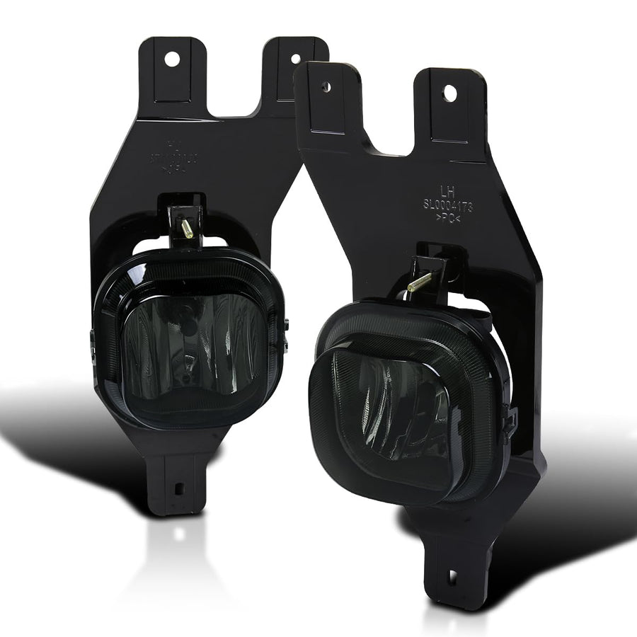 Smoke Fog Lights SPEC-D TUNING Compatible with 1999-2004 Ford F-250, F-350 Super Duty, 2000-2004 Excursion, L+R Pair Assembly