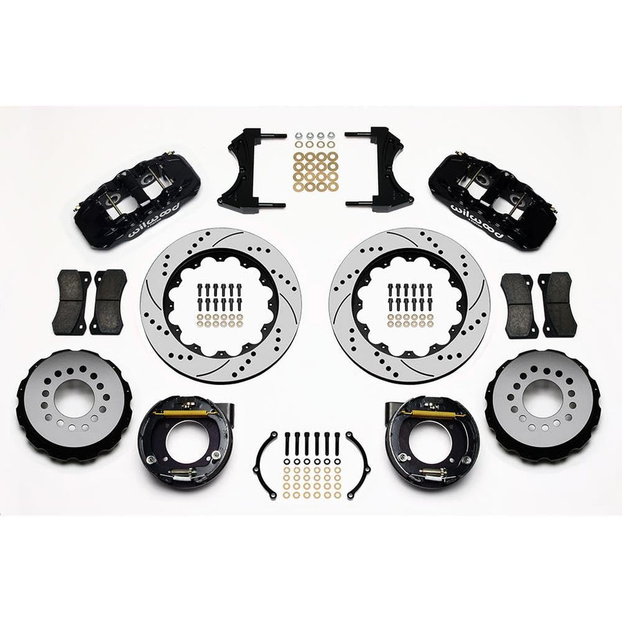 14.00" AERO4 Rear P-Brake Kit, Drilled
