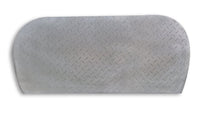 ADCO Silver 3723 Multi Axle Double Diamond Plated Steel Vinyl Tyre Gard Wheel Cover (Fits 27"-29")