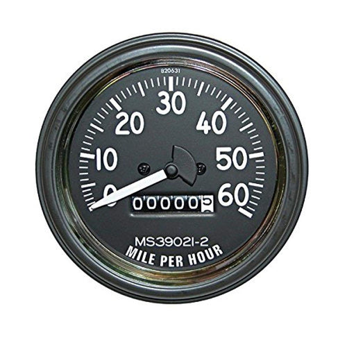 17206.01 | Omix-ADA | Speedometer Gauge, 0-60 MPH | OE Reference: 640131 | Fits 1946-1958 Willys CJ2A / CJ3A / CJ3B