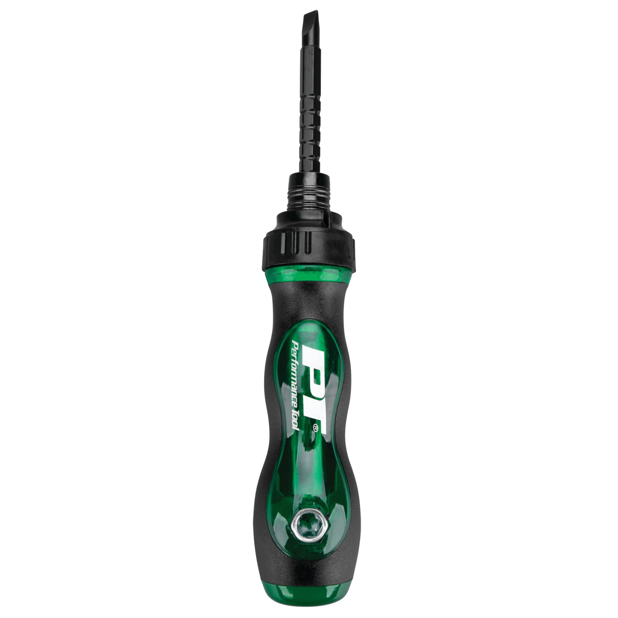 W80037 Performance Tool 2-in-1 Ratcheting Screwdriver - Compact and Versatile Tool for Efficient Screwdriving Jobs