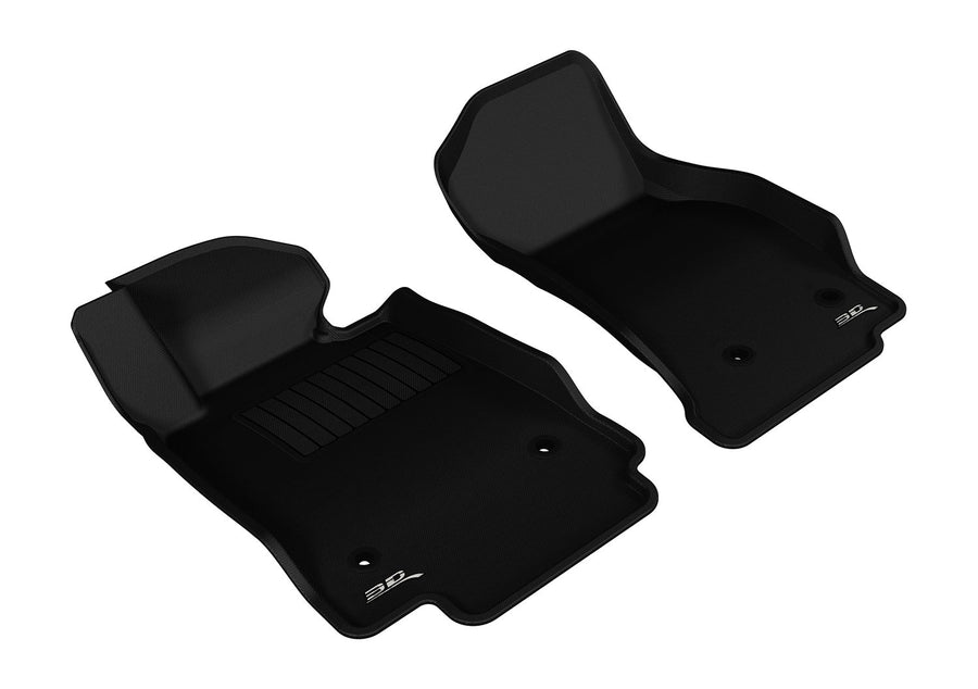 Front Row 3D MAXpider Custom Fit All-Weather Floor Mat for Select Cadillac CTS RWD Sedan Models - Kagu Rubber (Black)