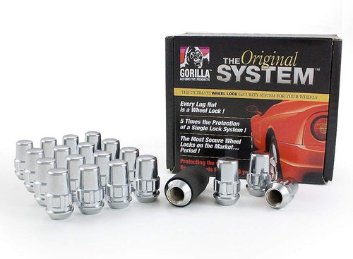 Gorilla 71644N Automotive Acorn Wheel Locks (14mm x 1.50 Thread Size) - For 6 Lug Wheels The System