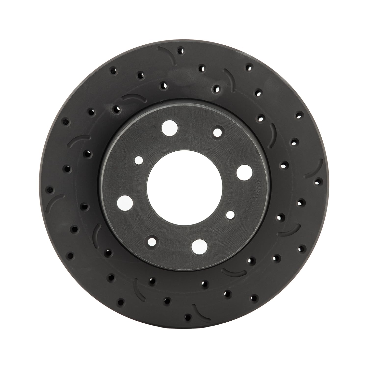 Talon Cross-Drilled and Slotted Vented Rotor, Hawk Performance Brakes, 9.45 in. Diameter, 1.77 in. Height