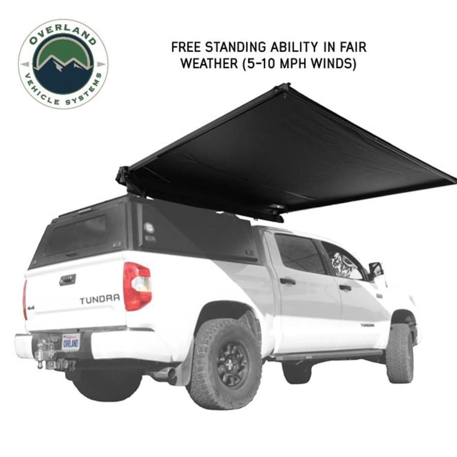 XD Nomadic Overland Vehicle Systems 2.0-6.5' Awning with Lights | Black Out Fabric | Includes Universal Travel Cover