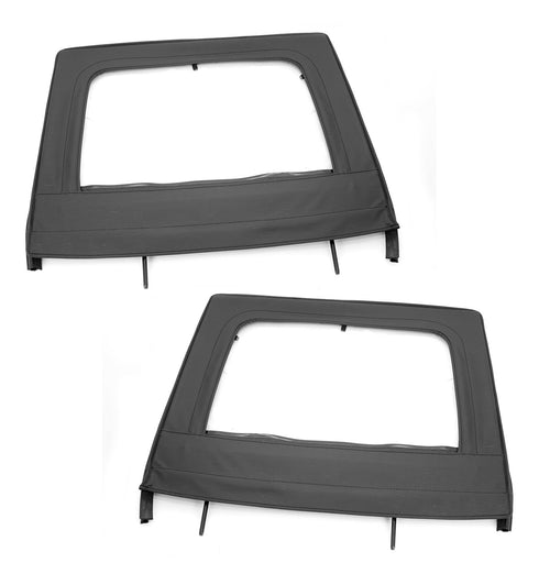 Rear Upper Rugged Ridge Soft Doors-Pair for Jeep Wrangler JK (2007-2011)
