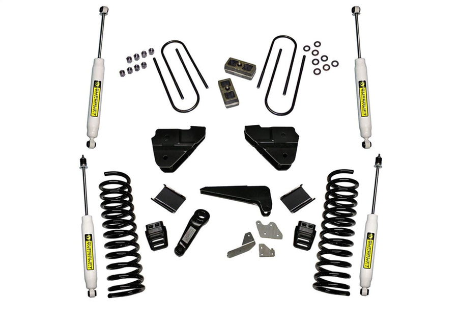 SUPERLIFT SUSPENSION RealTruck 4" Lift Kit for Dodge RAM 3500 | Complete Lift Kit with Front & Rear Shadow Series Shocks | K146 | Fits 2013-2018 Dodge RAM 3500 4WD