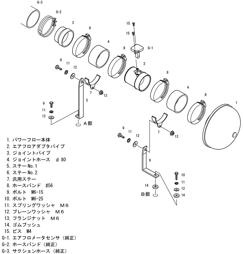 Super Power Flow Intake Kit HKS 70019-AT113 (SPF AZR6 G 1AZ-FSE (Latest)), 1 Pack