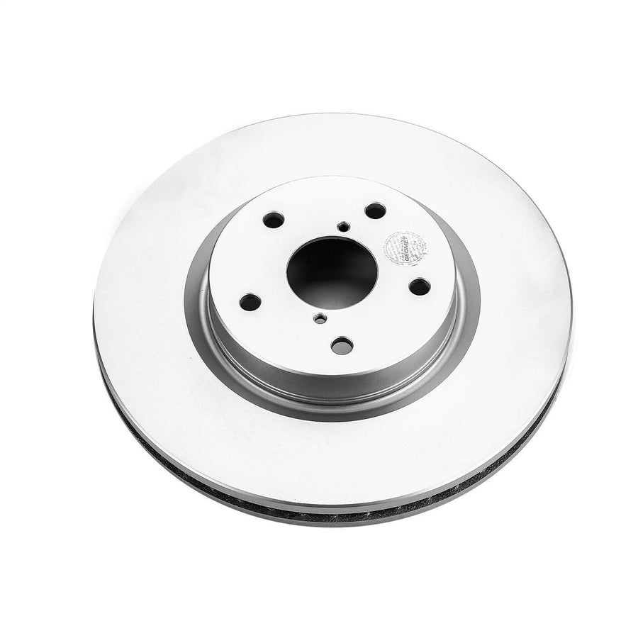 Power Stop Front JBR1319EVC Evolution Genuine Geomet Coated Brake Rotor For Subaru B9 Tribeca, Subaru Legacy, Subaru Outback, Subaru Tribeca, Subaru WRX [Model Specific]