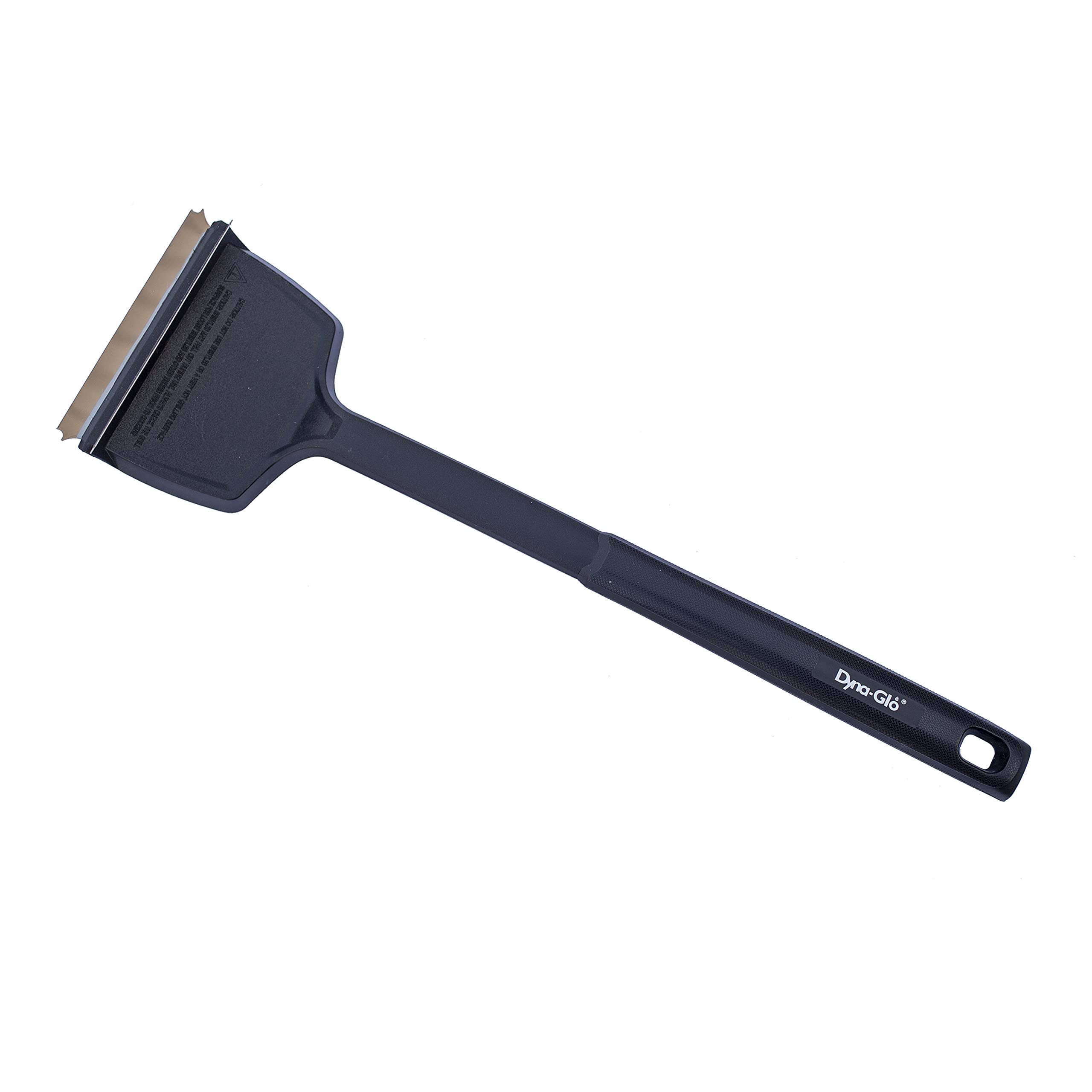 Dyna Glo 18" Grill Brush Flat Top w. Palmyra Bristles and Stainless Steel Scraper
