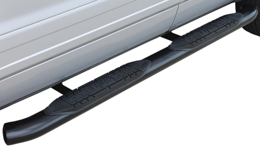 1508-0655BT Raptor Series 4 inch Curved OE Style Black Side Bar Steps For 07-18 Jeep Wrangler JK Unlimited 4 Door
