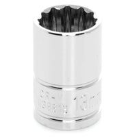 W38813 Performance Tool 3/8-Inch Drive 12-Point Socket, 13mm
